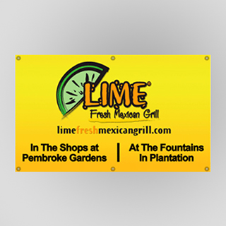 Commercial banner and sign printing