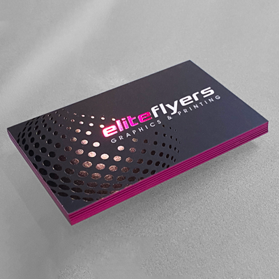 Painted Edge & Foil Edge Business Cards | Elite Flyers