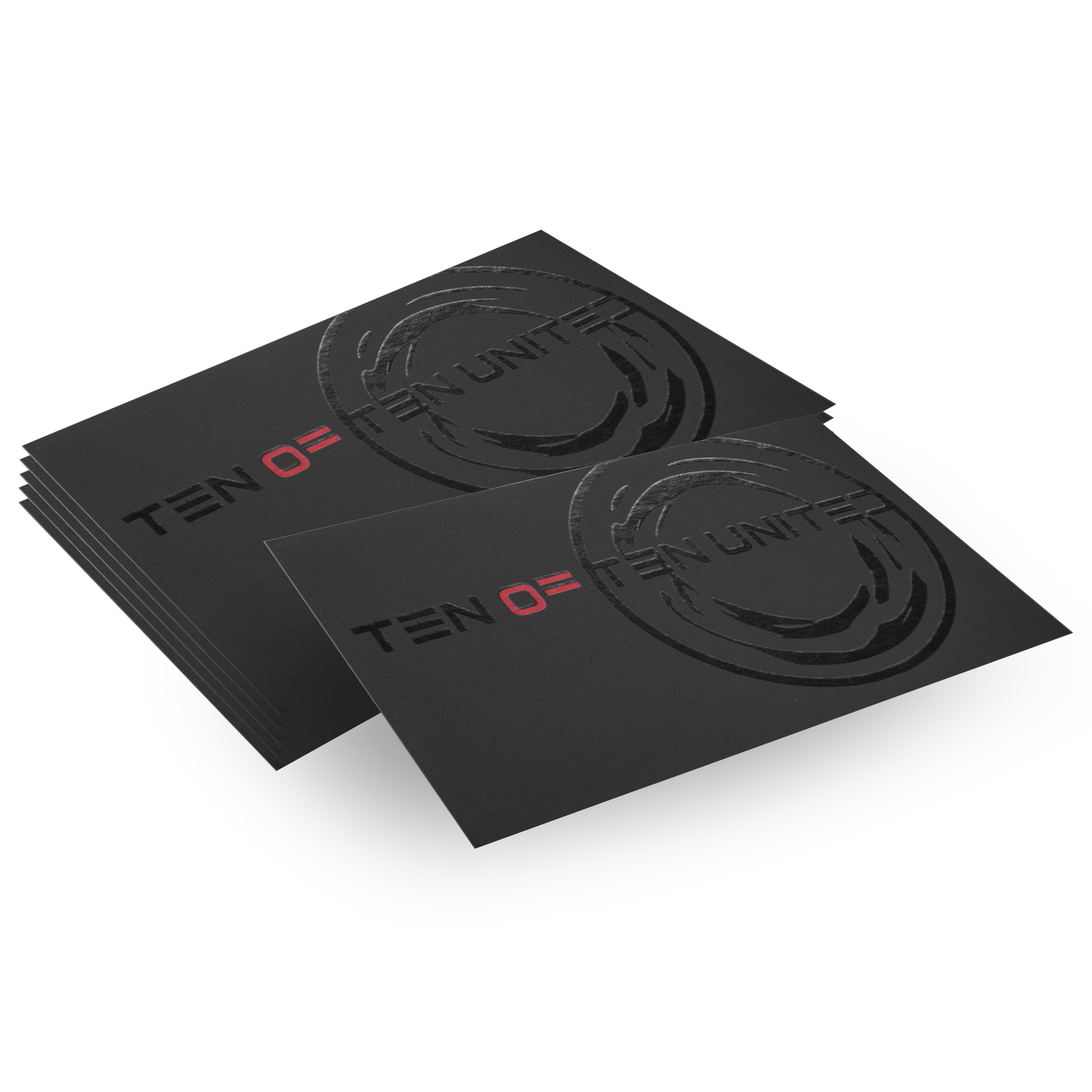Spot UV business cards with gloss accents printed by Elite Flyers