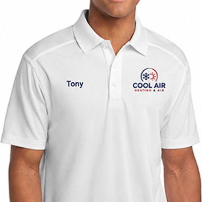 Embroidered polo shirts for Caribbean hospitality teams