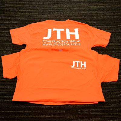 Screen printed t-shirts for bulk apparel orders
