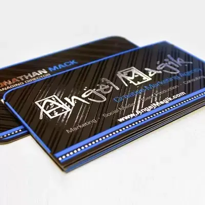 Full Color Foil Business Cards