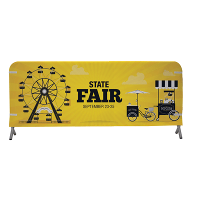 Custom Barricade Covers - Fabric Printing | Fast Turnaround